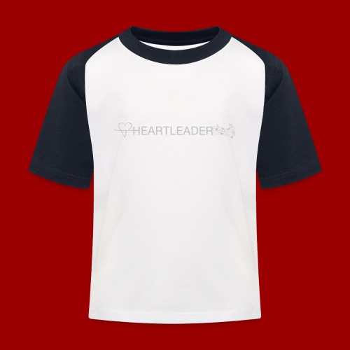 Heartleader Charity (weiss/grau) - Kinder Baseball T-Shirt