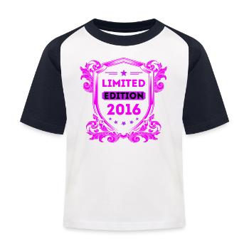 2016 - Kids' Baseball T-Shirt - white/navy - Front