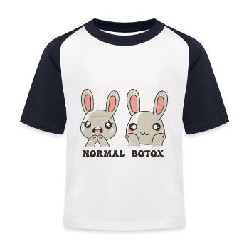 Easter Easter Plastic Surgeon Botox - Kids' Baseball T-Shirt - white/navy - Front