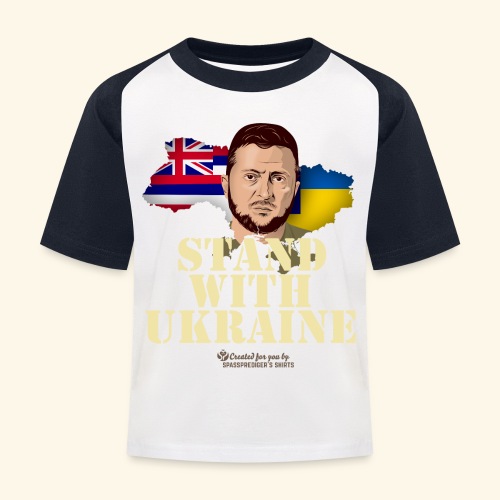 Ukraine Hawaii - Kinder Baseball T-Shirt