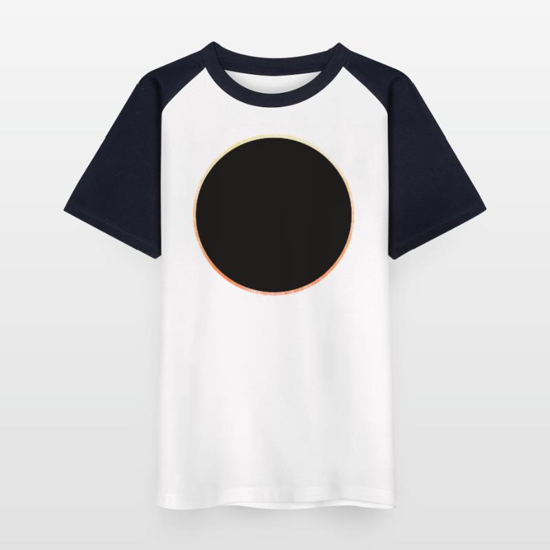Solar eclipse Kids' Baseball T-Shirt