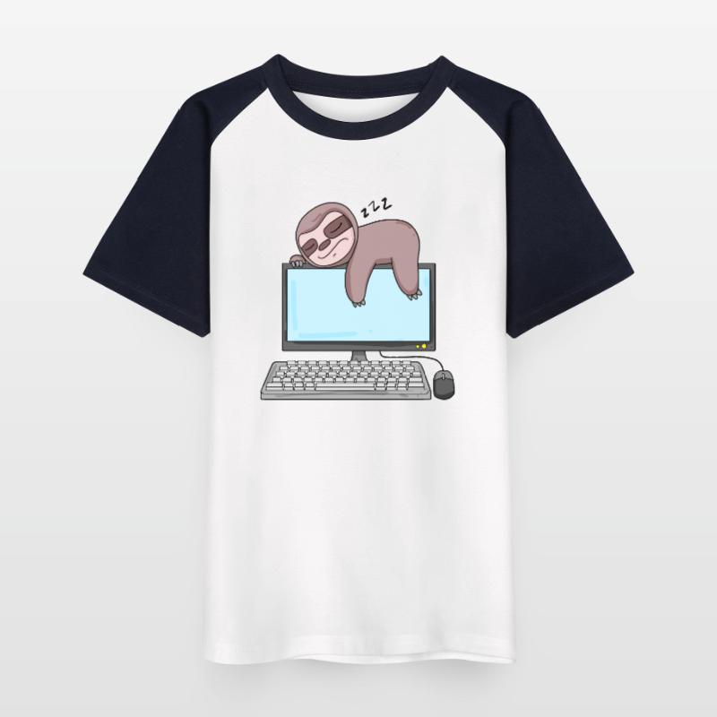Computer Nerd Programmer Gift Kids' Baseball T-Shirt