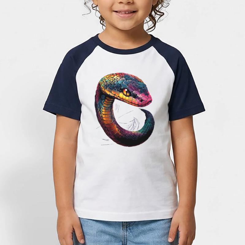snake, python, cobra, rattlesnake, snakes Kids' Baseball T-Shirt
