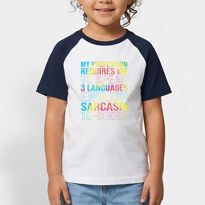 Medizin Coder Kinder Baseball T-Shirt