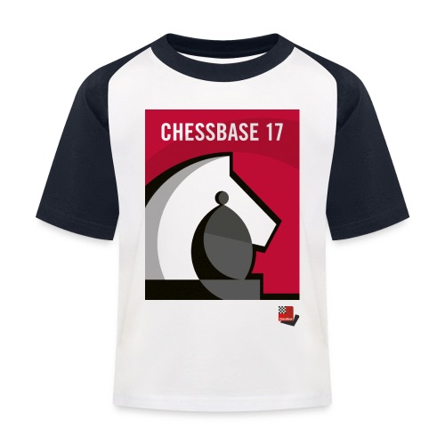 CHESSBASE 17 - Schach, Läufer, Springer - Camiseta béisbol niño