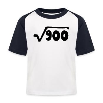 Anniversaire 30 ans - ou anniversaire - T-shirt baseball Enfant - blanc/marine - Devant