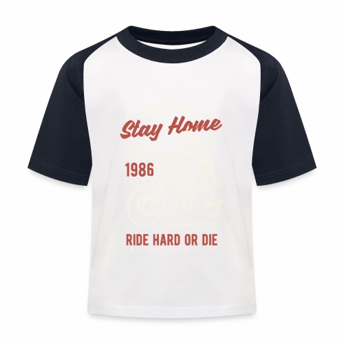 Go Ride Hard - Kinder Baseball T-Shirt