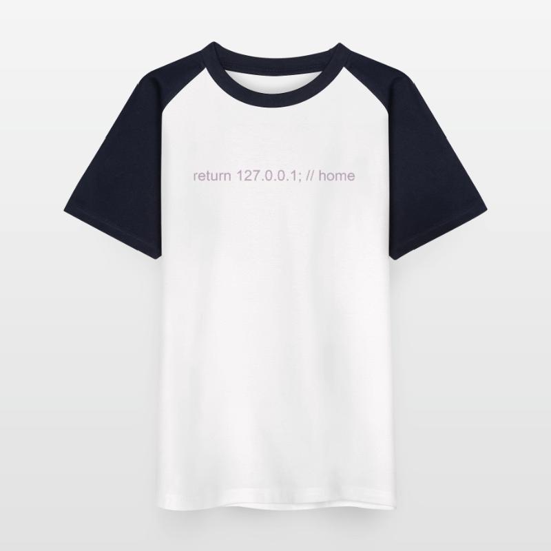 Programmierer Nerd IT Witz Developer Zuhause Kinder Baseball T-Shirt