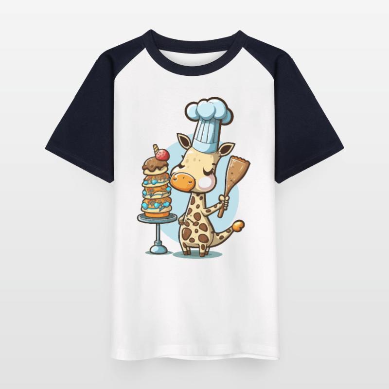 Cuisson à la commande T-shirt baseball Enfant