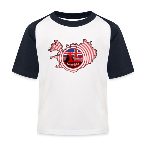 HUH! Fagradalsfjall 2022 #04 (Full Donation) - Kids' Baseball T-Shirt