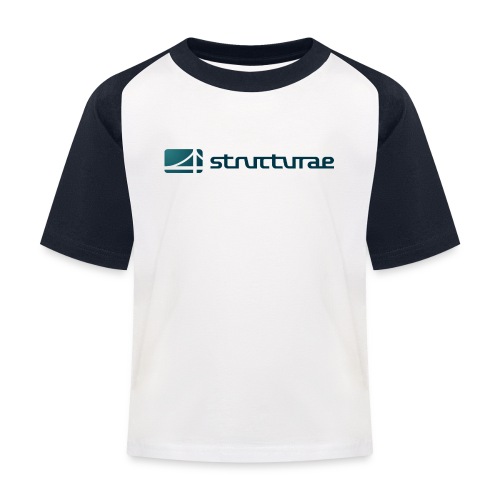Structurae Logo (Green) - Kinder Baseball T-Shirt