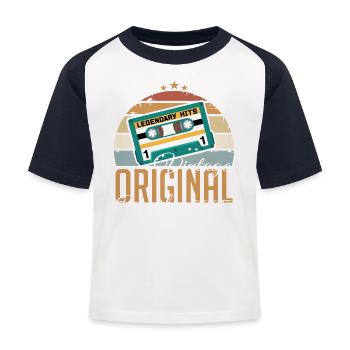 Dezember 2005 - Legenden Wurden 2005 Geboren - Kinder Baseball T-Shirt - Weiß/Navy - Vorne