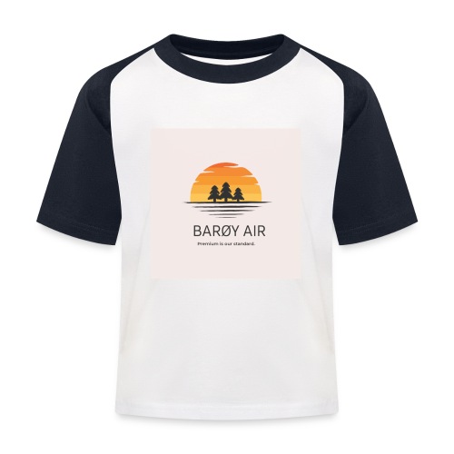 Roblox Airline Barøy Air - Kids' Baseball T-Shirt