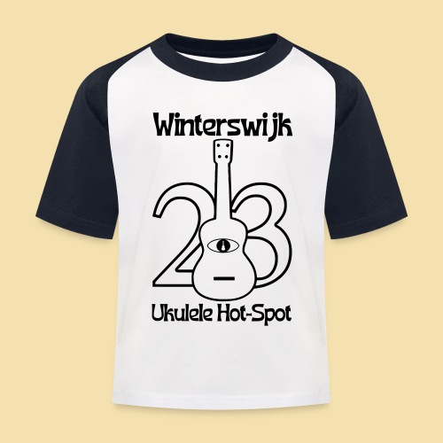 Ukulele Hotspot WInterswijk 2023 - Kinder Baseball T-Shirt