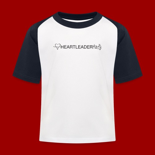 Heartleader Charity (schwarz/grau) - Kinder Baseball T-Shirt
