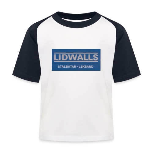 Lidwalls Stålbåtar - Baseboll-T-shirt barn