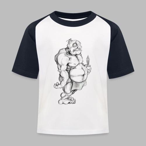 Big man - Kinder Baseball T-Shirt