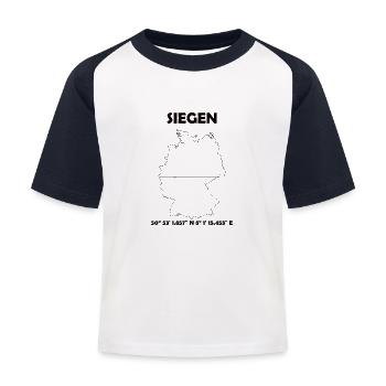 Tarjeta de ganar - Camiseta béisbol niño - blanco/azul marino - delante
