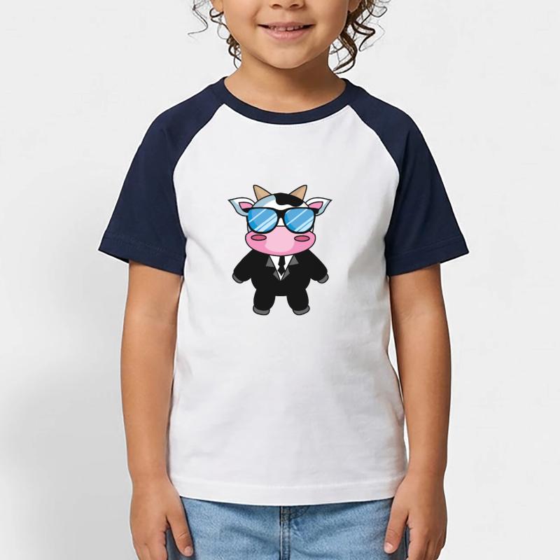 Security oder eher SeKUHrity? Kinder Baseball T-Shirt