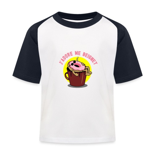 J'ADORE ME BEIGNET ! (café) - T-shirt baseball Enfant