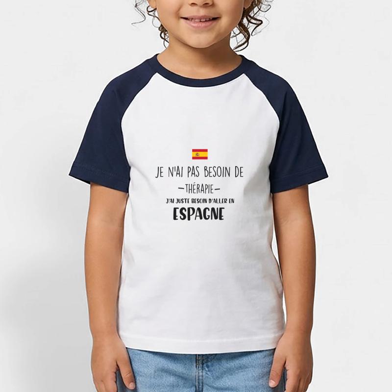 ESPAGNE T-shirt baseball Enfant