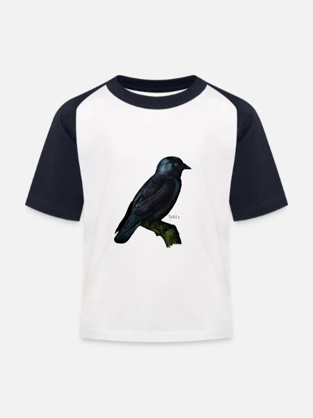 dohle - Kinder Baseball T-Shirt - Weiß/Navy