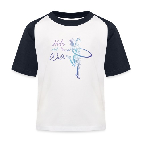 WDA Hula Wulla doppelseitig - Kinder Baseball T-Shirt