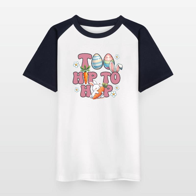 Easter Easter Bunny Easter Eve Easter Sunday Easter Egg Spring Kids' Baseball T-Shirt
