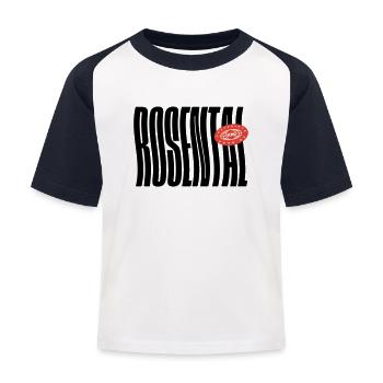 Rosental Basel - Kids' Baseball T-Shirt - white/navy - Front