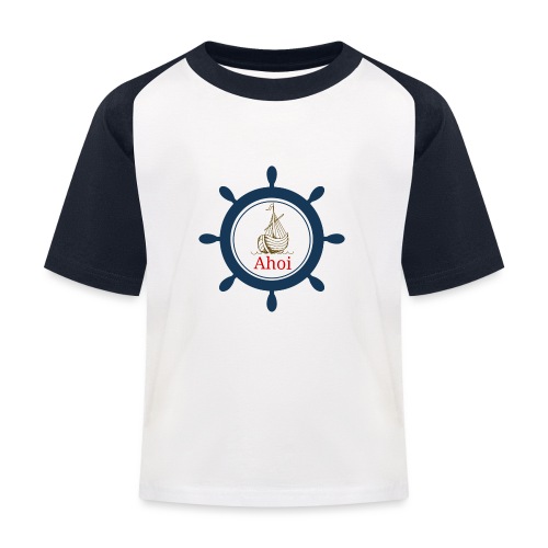 Ahoi 2 - Kinder Baseball T-Shirt