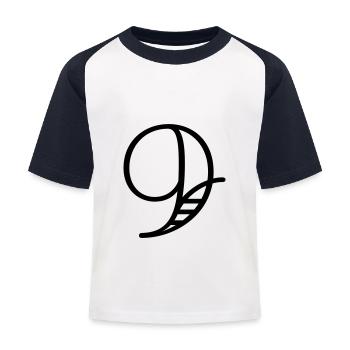 Neuf - Nombre - T-shirt baseball Enfant - blanc/marine - Devant