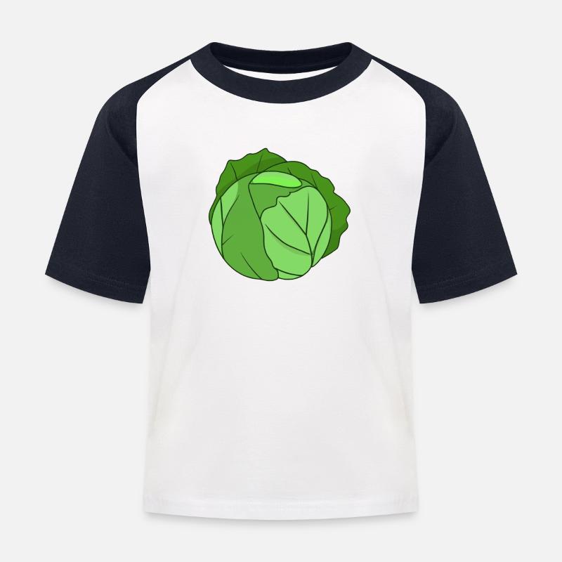Kohl - Kinder Baseball T-Shirt - Weiß/Navy