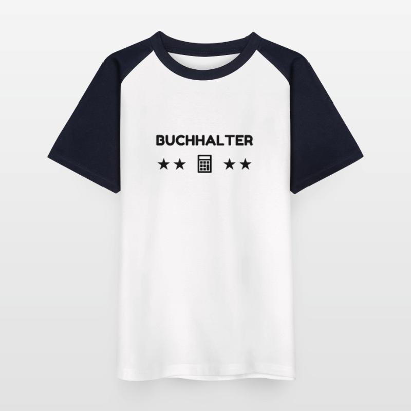 Accountant Accounting Buchhalter Comptable Compta Kids' Baseball T-Shirt