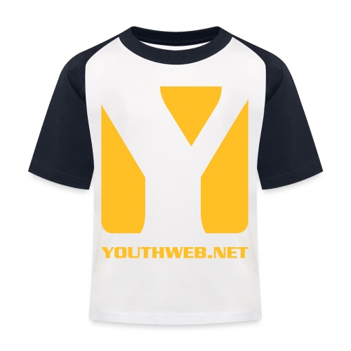 yw_LogoShirt_yellow - Kinder Baseball T-Shirt
