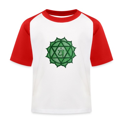 Anahata Chakra - Kinder Baseball T-Shirt