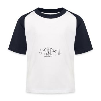 Bus Chauffeur de bus Autobus scolaire Chauffeur de bus - T-shirt baseball Enfant - blanc/marine - Devant