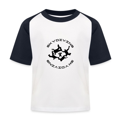 skydiving - Kinder Baseball T-Shirt