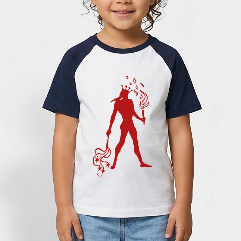 Devil Devil Kids' Baseball T-Shirt