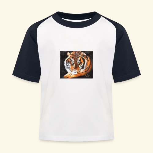 Tiger - Kinder Baseball T-Shirt