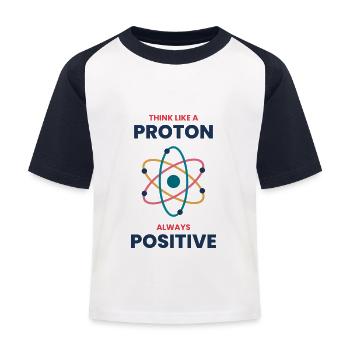 Dictons de science physique cadeau drôle - T-shirt baseball Enfant - blanc/marine - Devant
