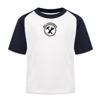 Commerçants bricoleur - T-shirt baseball Enfant - blanc/marine - Devant