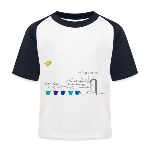 Leitungswasser - Kinder Baseball T-Shirt