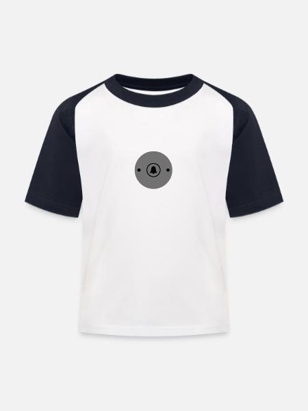 Türklingel - Kinder Baseball T-Shirt - Weiß/Navy
