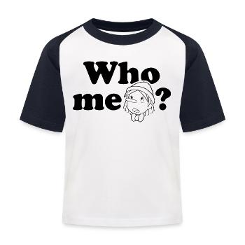 Pinocchio – Garçon Innocent : Moi ? Noir - T-shirt baseball Enfant - blanc/marine - Devant