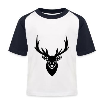 Berge Alpen Bergsteigen - Kinder Baseball T-Shirt - Weiß/Navy - Vorne