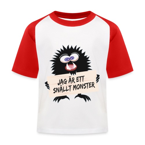 Jag monster gif - Baseboll-T-shirt barn