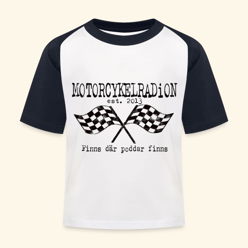 Motorcykelradion 2021 - Baseboll-T-shirt barn
