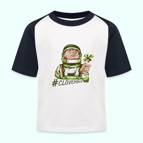 clovember - Koszulka bejsbolowa dziecięca