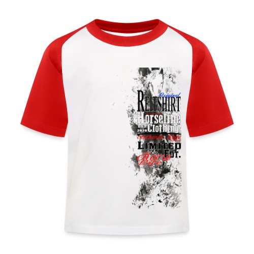 Limited Edition Reit Shirt Pferde Reiten - Kinder Baseball T-Shirt