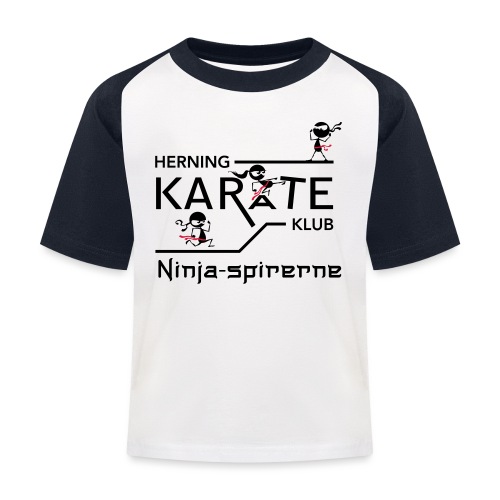 HKK Ninja-spirerne - Baseball T-shirt til børn